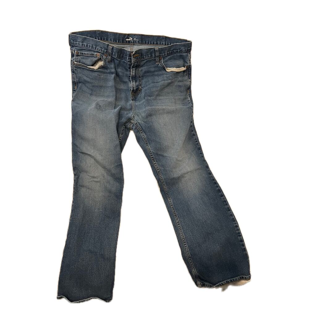 Old Navy Straight Fit Blue Jeans Mens 40x30